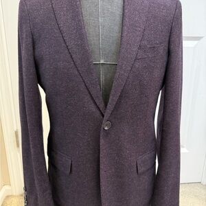 Burgundy sport coat